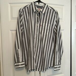 Levi’s striped long sleeve button down